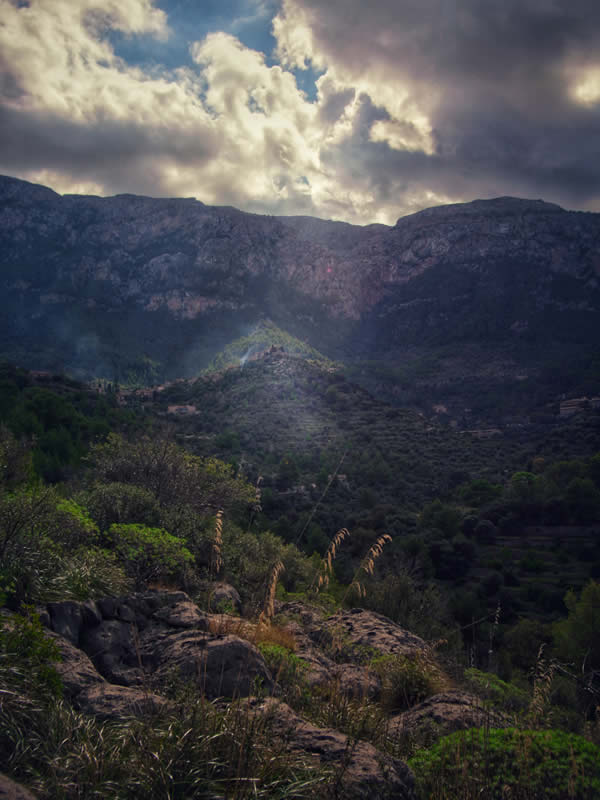 View to Deia from Cala